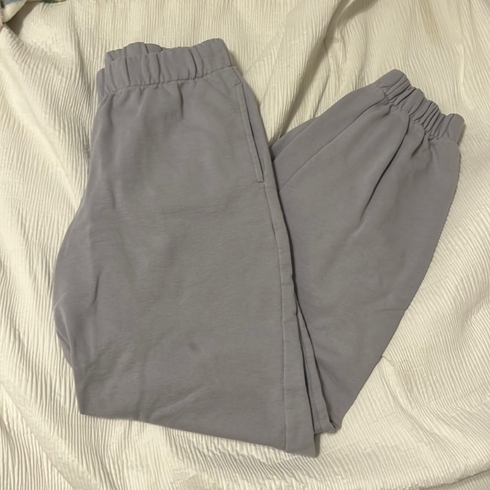 blue brandy melville sweatpants